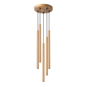 Lampa wisząca  5P złota