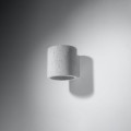 Kinkiet betonowy szary G9 loft 10/12/10 cm [2] lampa ścienna do sypialni, salonu, styl loft, industrialny