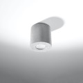 Plafon betonowy walec szary 10 x 10 cm GU10 oczko [2] Lampa do domu, biura, restauracji, galerii, hotelu
