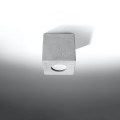 Plafon betonowy szary 10 x 10 cm GU10 [2]