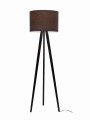 Lampa podłogowa 166 cm stojąca Loft TROJNÓG, połączenie drewna i abażur. Różne kolory drewna i abażuru do wyboru. Lampa do salonu, sypialni, jadalni, korytarza. [7]