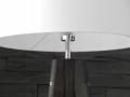 Lampa na zamówienie. Lampa podłogowa 150 cm stojąca TROJNÓG, ABAŻUR i drewniane nogi. Różne kolory do wyboru. Zbliżenie na abażur.