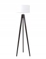 Lampa na zamówienie. Lampa podłogowa 150 cm stojąca TROJNÓG, ABAŻUR i drewniane nogi. Różne kolory do wyboru.