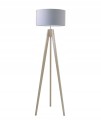 Lampa na zamówienie. Lampa podłogowa 150 cm stojąca TROJNÓG, ABAŻUR i drewniane nogi. Różne kolory do wyboru. Stwórz własną lampę. [5]