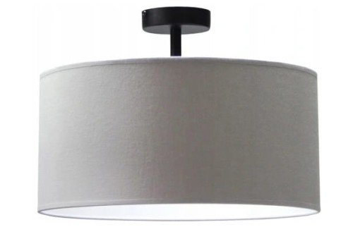 Lampa sufitowa z abażurem 30 cm wisząca plafon czarny, biały - różne kolory abażuru do wyboru. Żyrandol. Lampa do salonu, sypialni, jadalni.