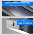 Lampa SOLAR LED z czujnikiem ruchu zewnętrzna biała do ogrodu podświetlenie ścieżek [6]