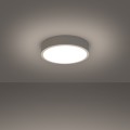 Plafon 60 cm lampa LED sufitowa 3000 K biały Lampa okrągła LED do komercyjnych wnętrz barwa światła biała ciepła