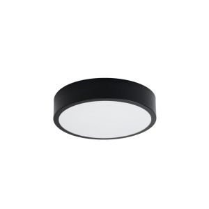 Plafon 50 cm lampa LED sufitowa 3000 K czarny