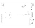 lampa wisząca sufitowa KOTY 30 cm do pokoju dziecięcego dla dziecka. Żyrandol zwierzęta. Schemat montażu.